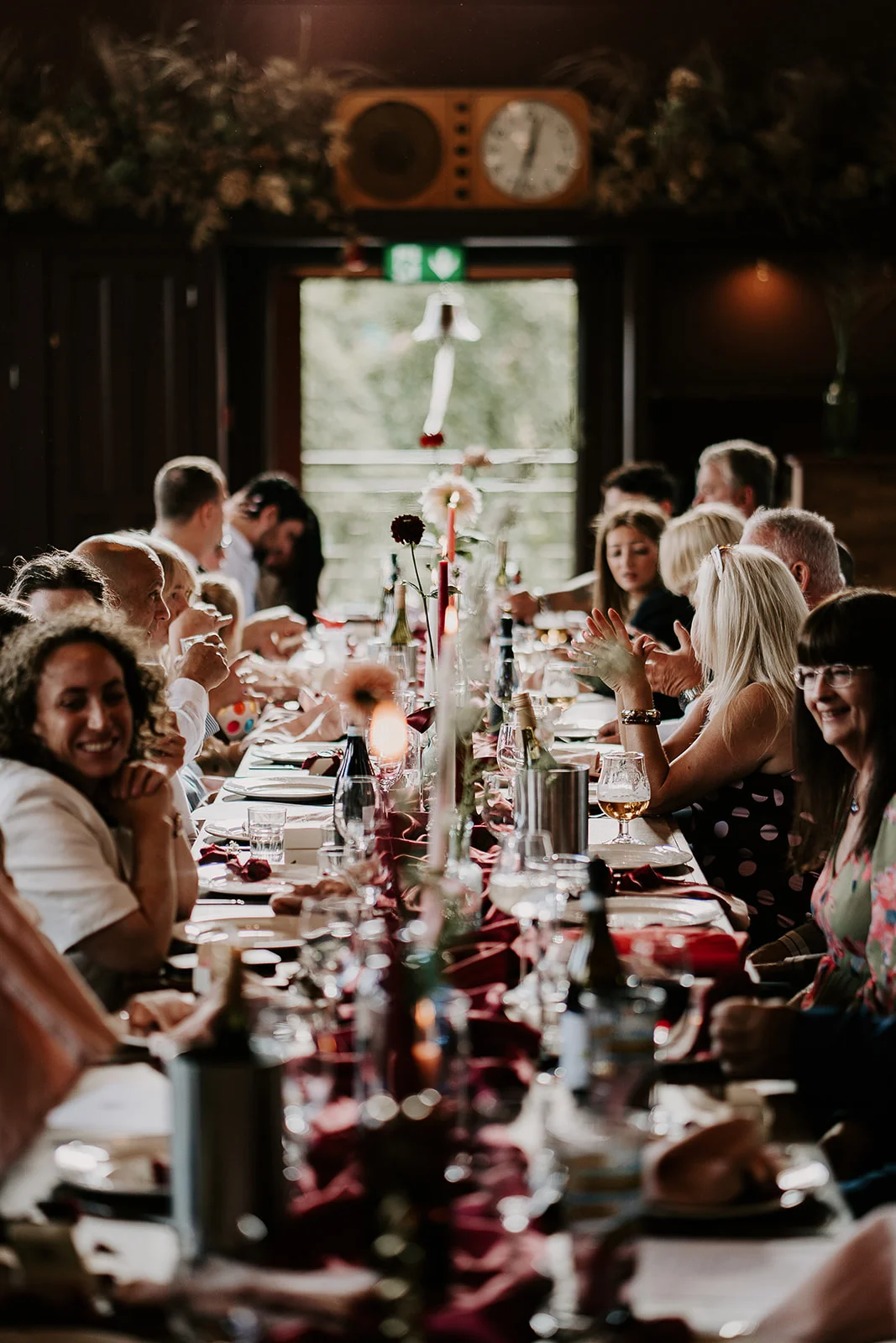 A table of family and friends