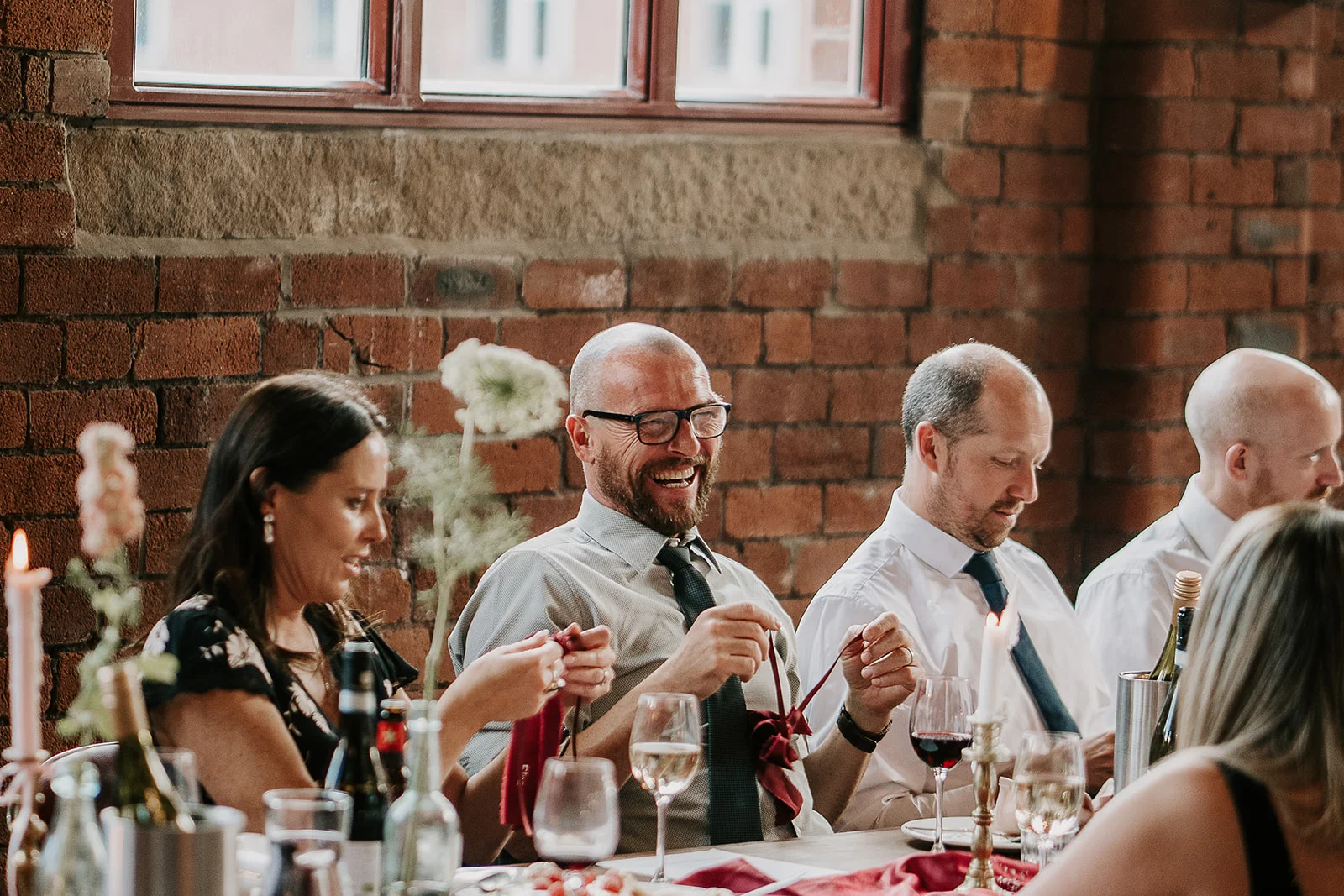 Laughter at the table