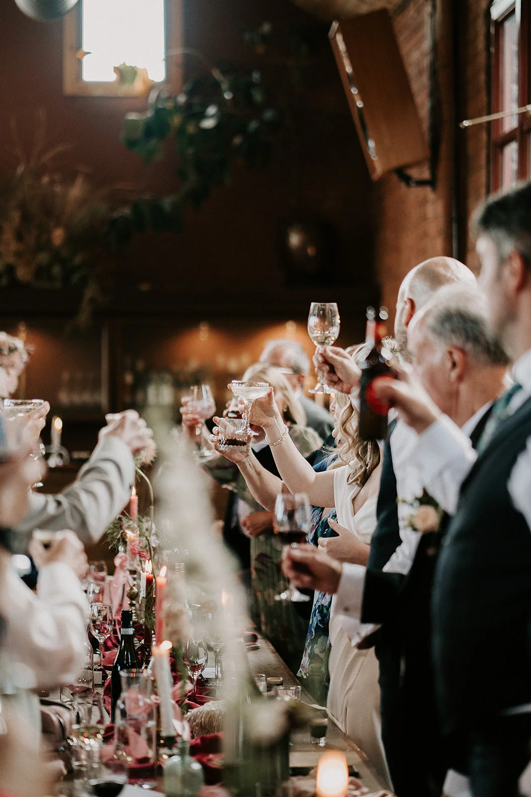 Cheers to the happy couple