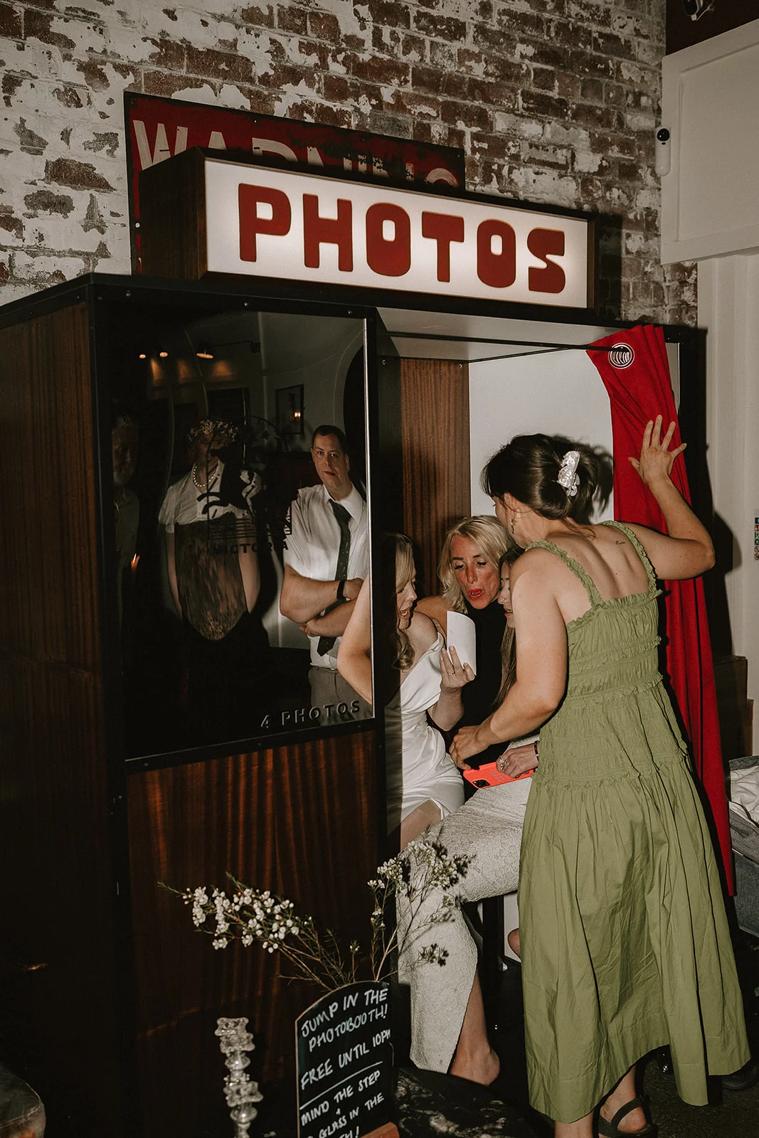 The photo booth
