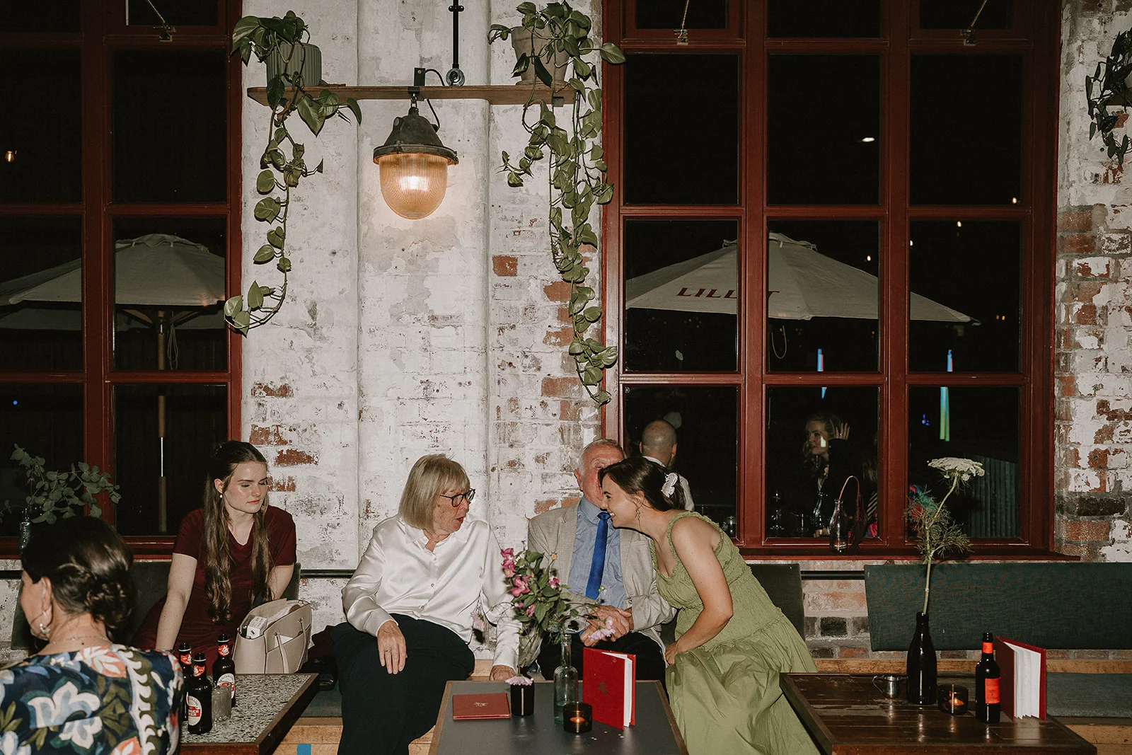 Chatting as the night draws in
