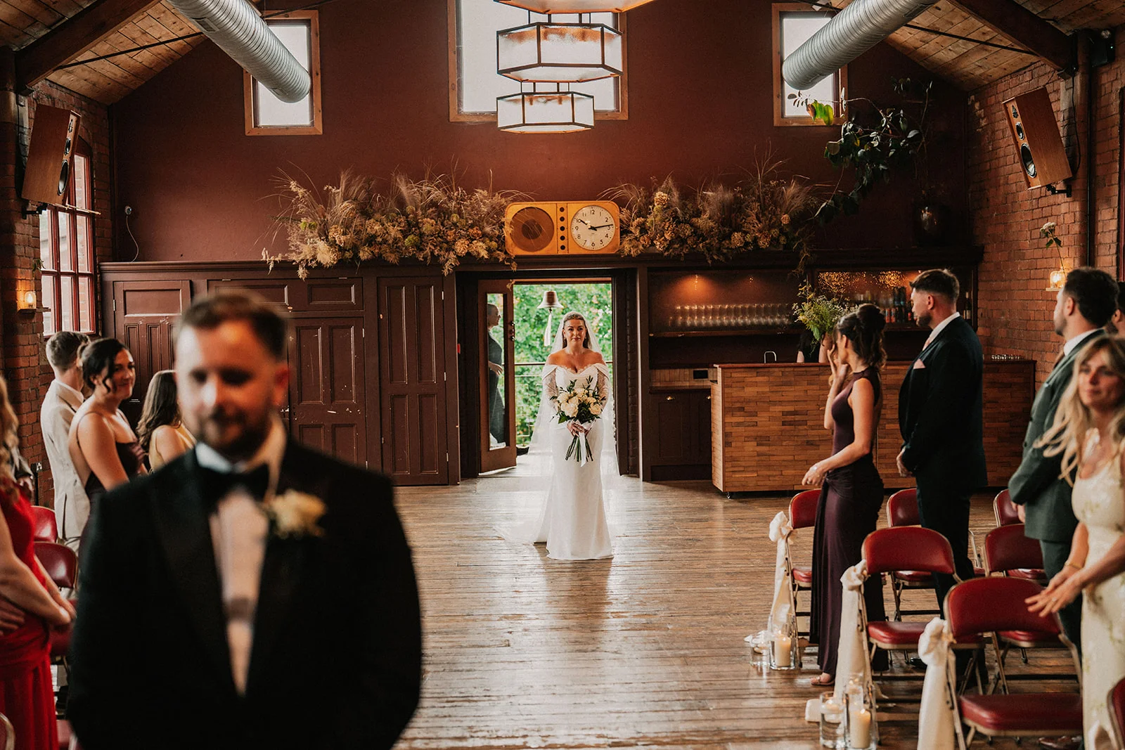 Here comes the bride
