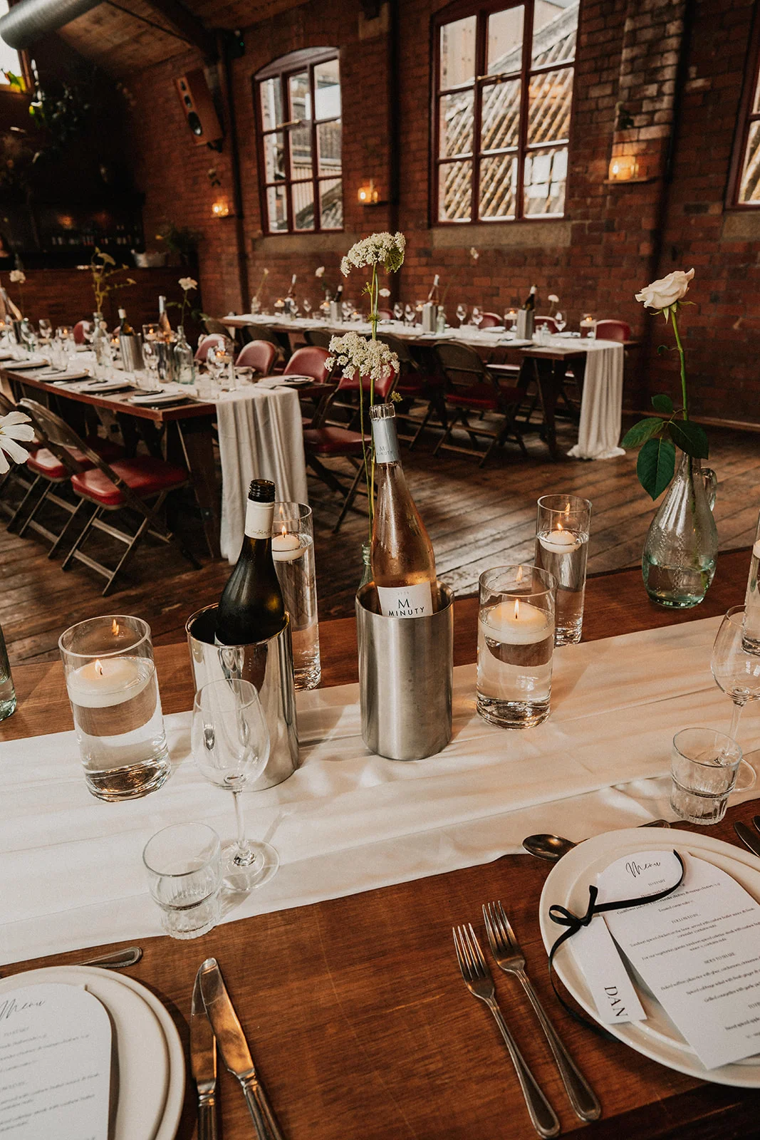 The head table is ready