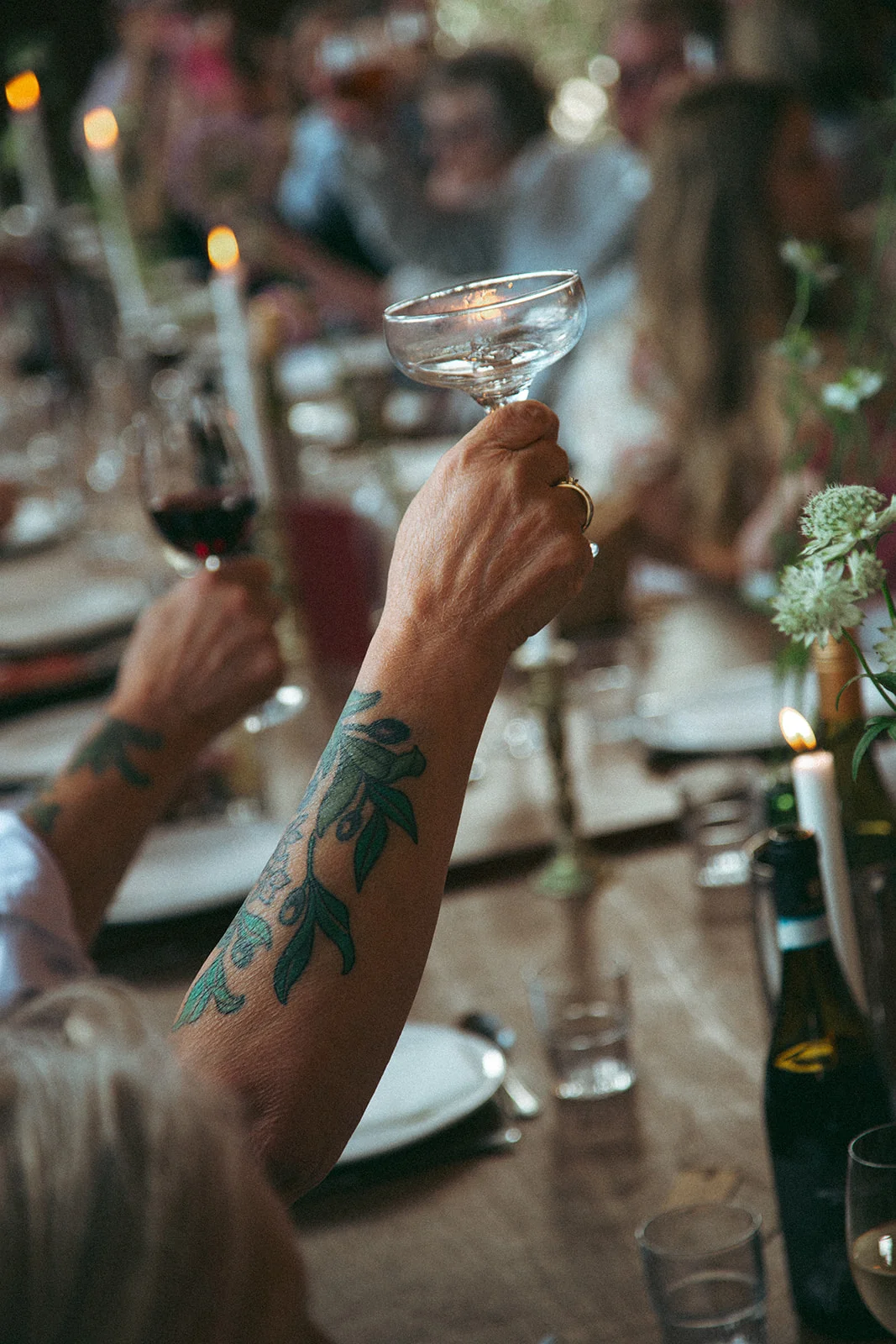Raising a glass